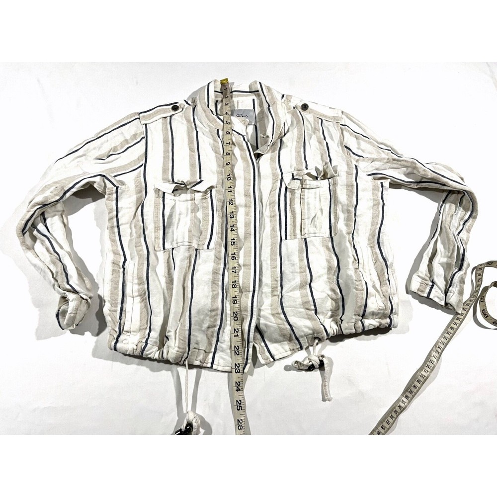 Womens Rails Rowen Linen Rayon Blend Button Pocke… - image 6